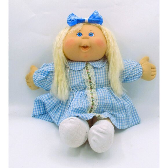 Vintage 2004 Cabbage Patch Kids Play Along PA 12 Blonde Hair Blue Eyes - Picture 1 of 6